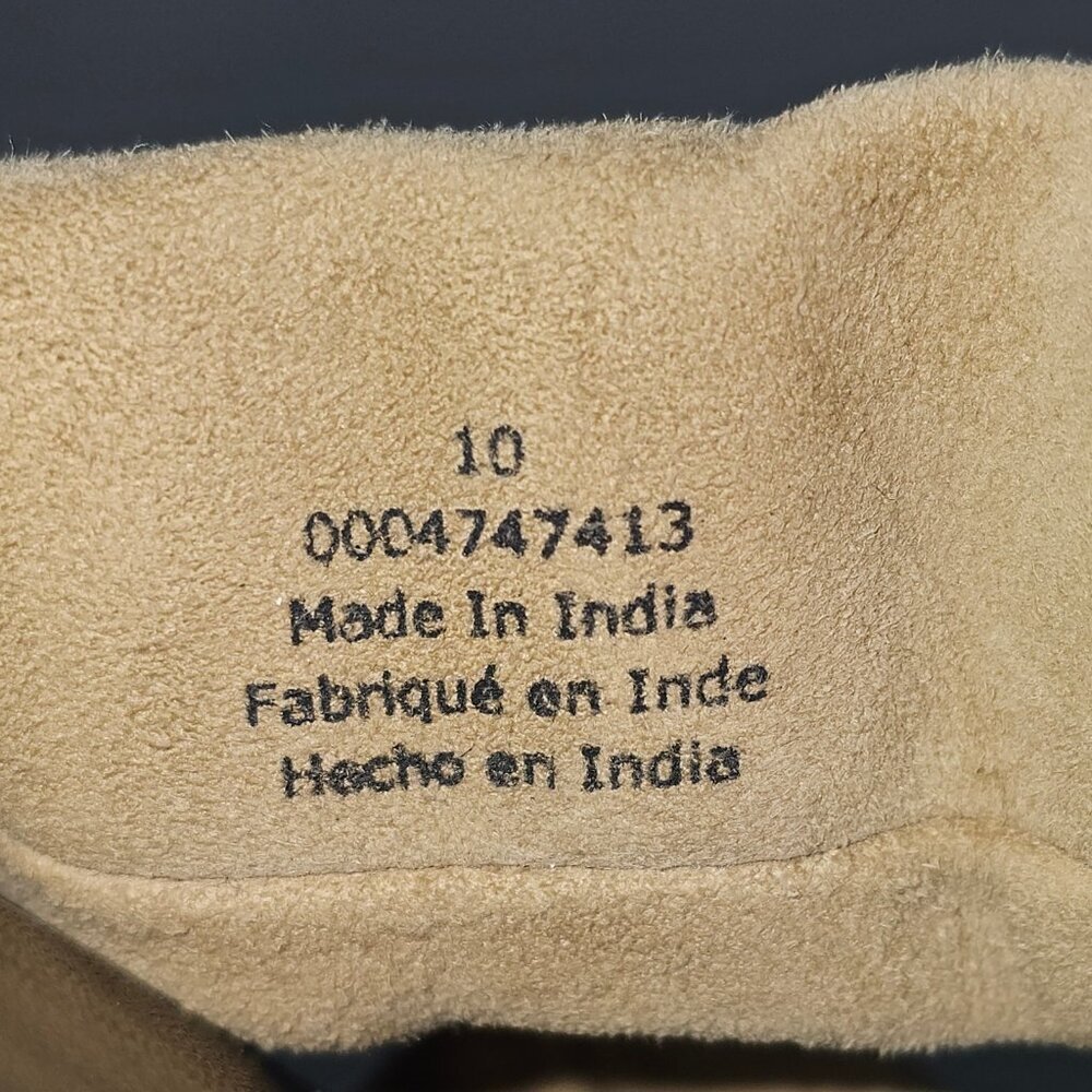 Free People Fairmount Sandal Womens 10 Taupe Tan Suede Cork Platform Slide NEW - Picture 12 of 13